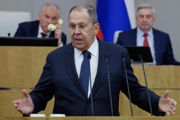Russian Foreign Minister Sergey Lavrov 