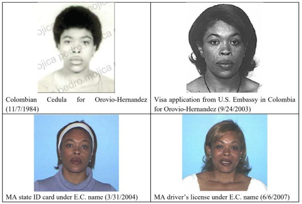 The feds have built quite a case against alleged scammer Lina Maria Orovio-Hernandez. (U.S. District Court document screengrab.)