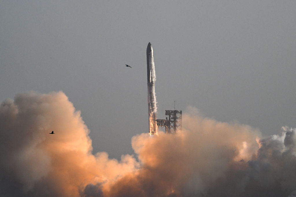 SpaceX's Starship lifts off from Starbase near Boca Chica, Texas, on March 6, 2025. 