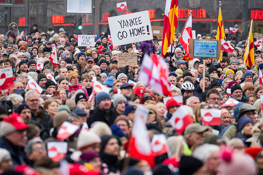 Protest In Copenhagen Against US Threats To Annex Greenland