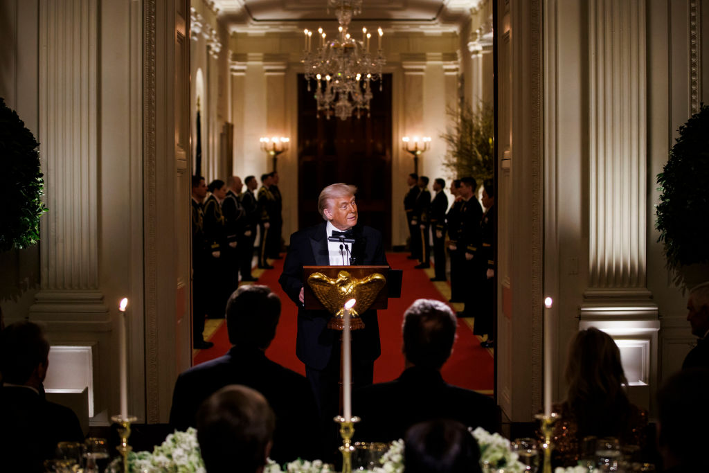 President Trump Speaks At National Governors Association Reception