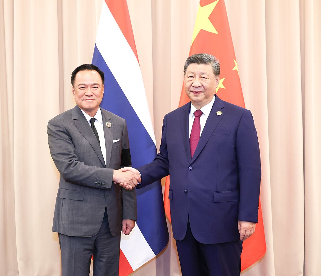 SOUTH KOREA-GYEONGJU-CHINA-XI JINPING-THAI PM-MEETING