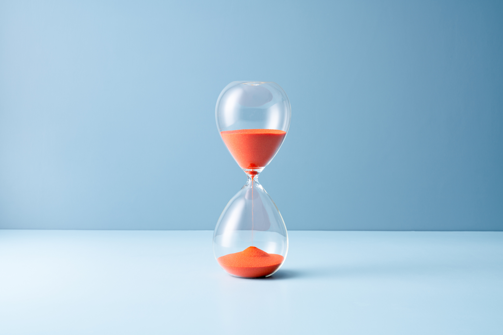 Orange Sand Hourglass