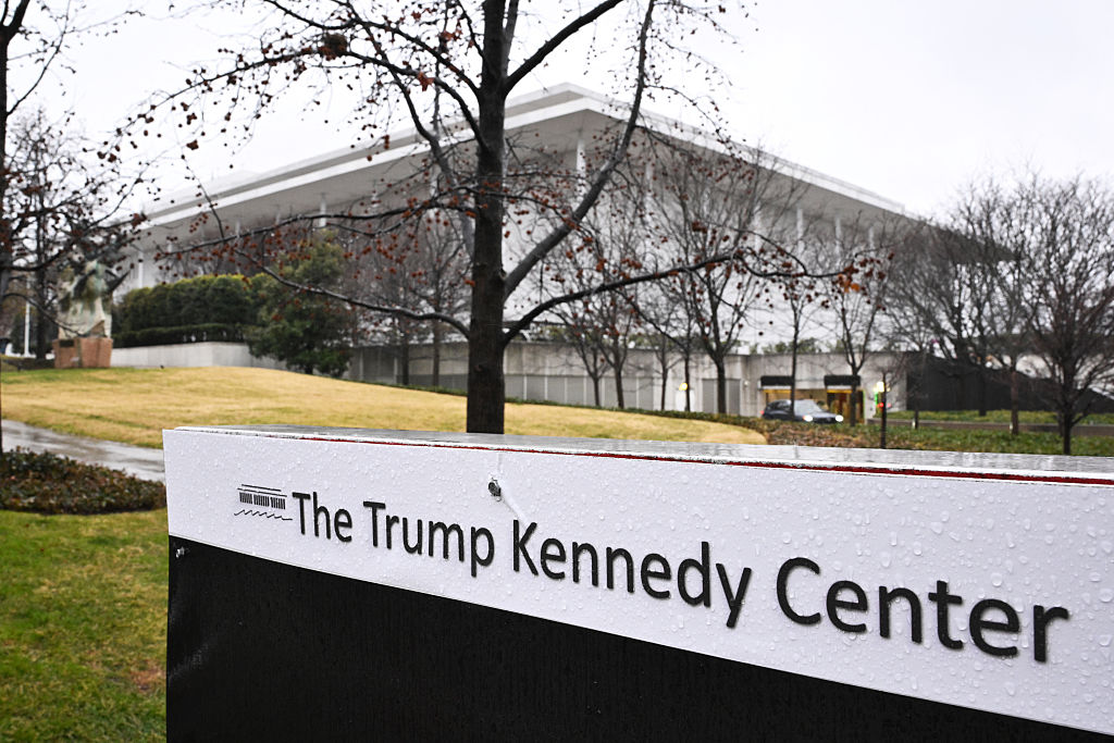 A general view shows the Kennedy Center in Washington, D.C. on Jan. 10, 2026. 