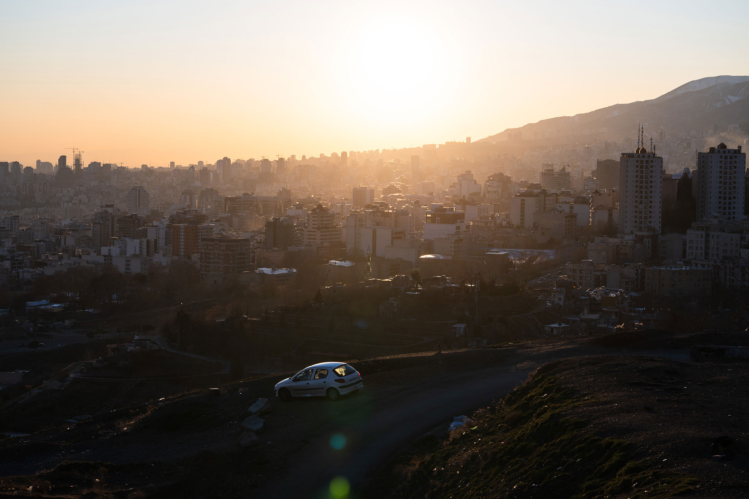 Sunset in Tehran