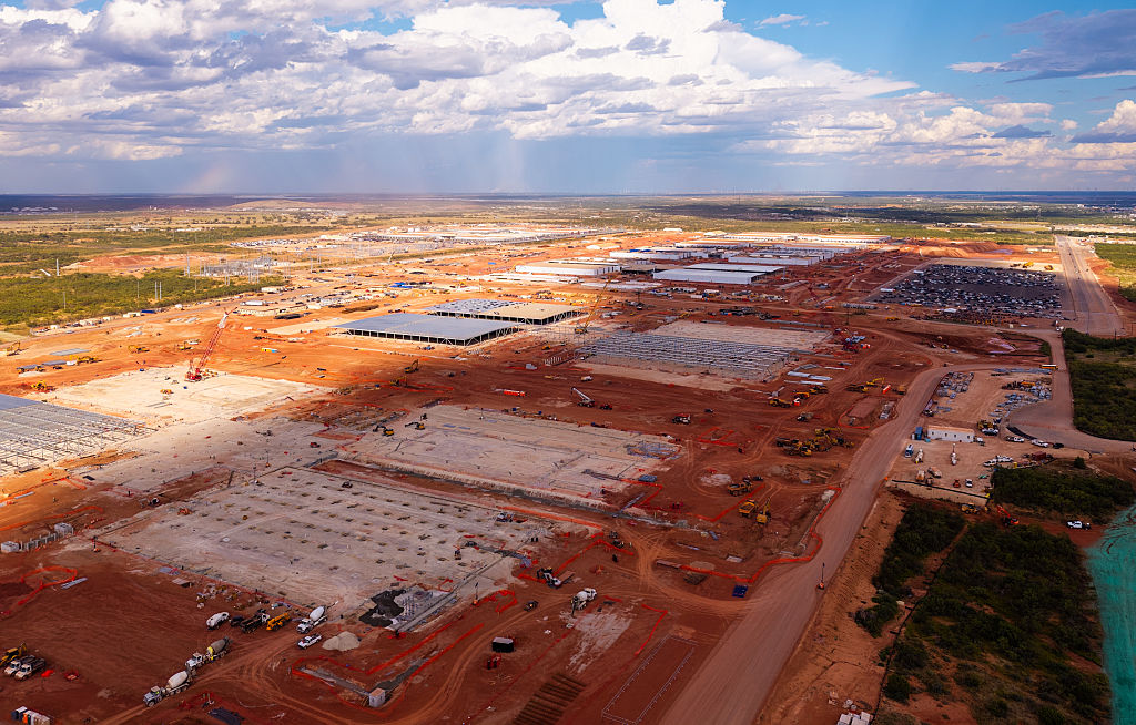 Construction At The First Stargate AI Data Center