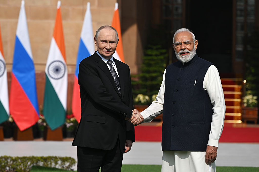 Russia's President Vladimir Putin In India