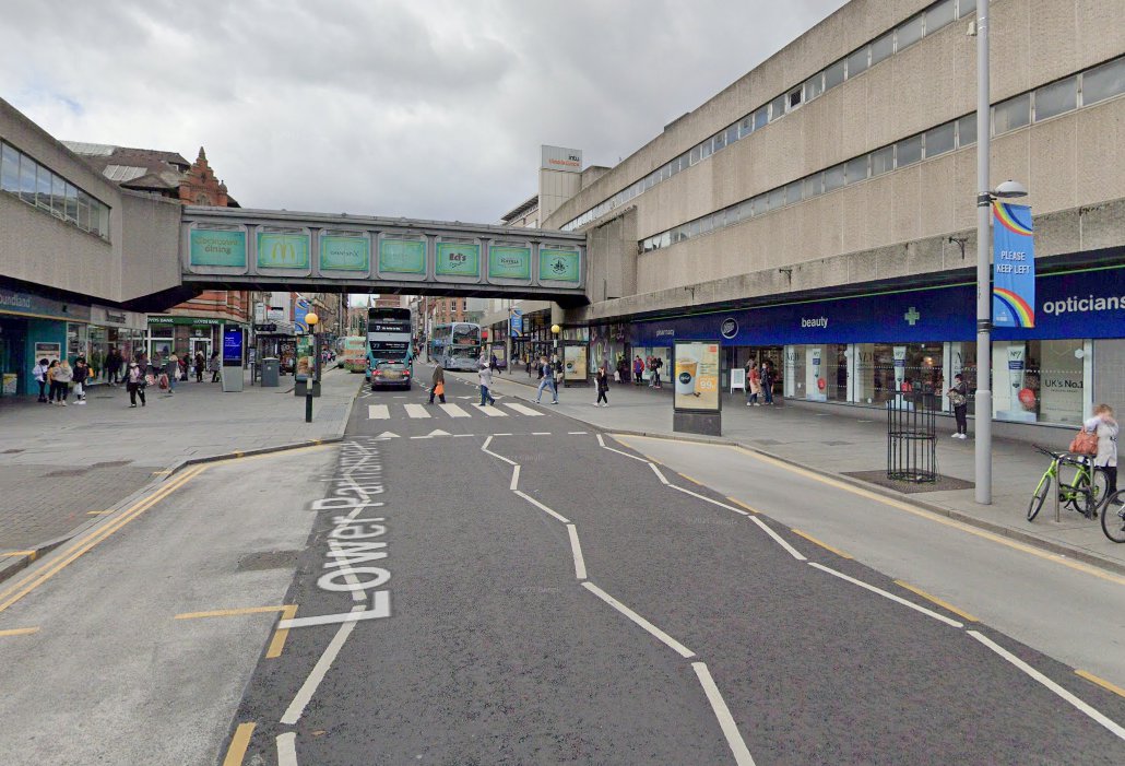 A woman has died after a road traffic incident in Nottingham city centre. Emergency services were called to Lower Parliament Street at 6.05am today (Tuesday) after a collision involving a bus and a pedestrian.