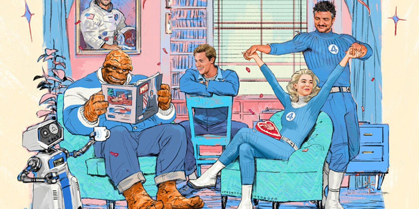 Concept art for The Fantastic Four First Steps