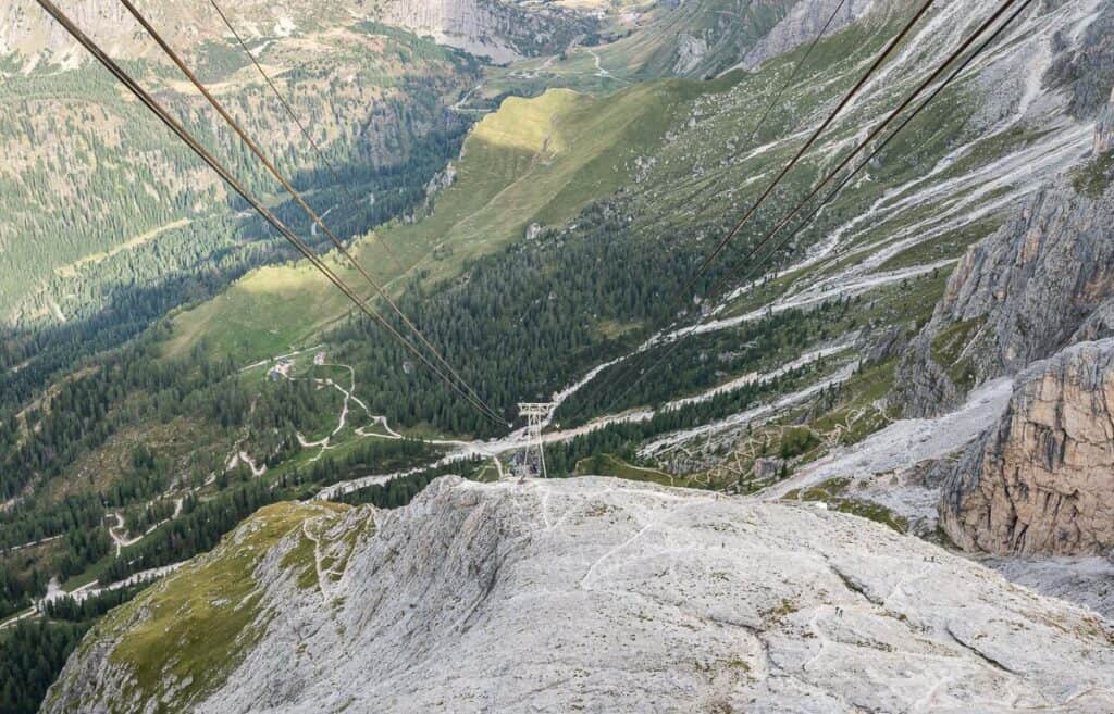 Your other option is to do the steep hike down to St. Martino di Castrozza