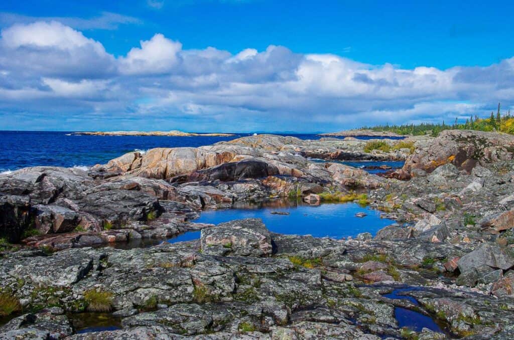 A section along the Lake Superior Coast in Pukaskwa National Park
