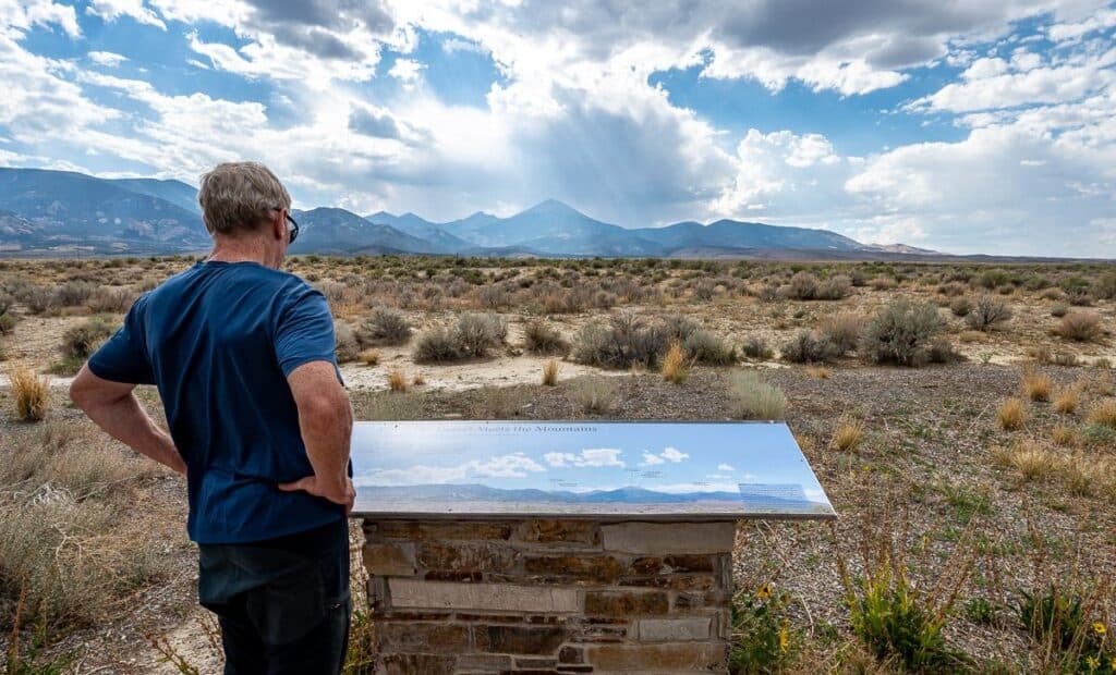 There are also outdoor exhibits at the Great Basin Visitor Centre