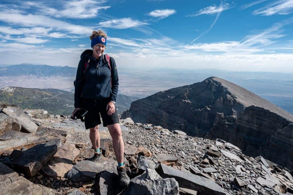 Me on the summit of Wheeler Peak