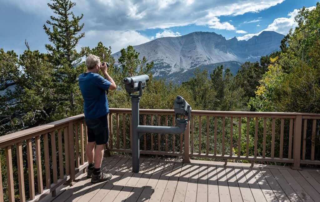 Several viewing platforms at the Mather Overlook