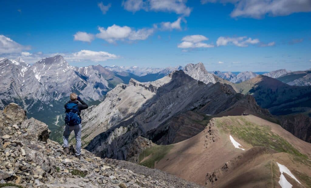 Opal Ridge South trail in Kananaskis