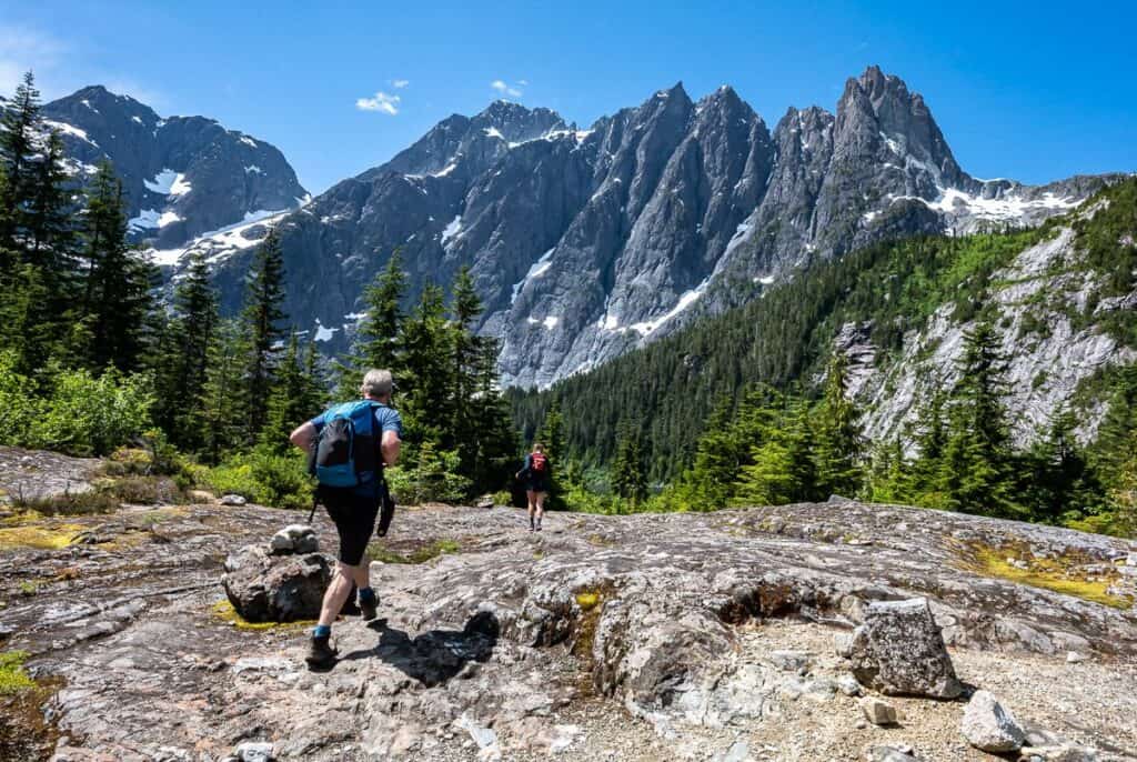 Almost at Landslide Lake in Strathcona Provincial Park