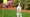 Rory McIlroy looks on during a practice round before the 2024 Masters.