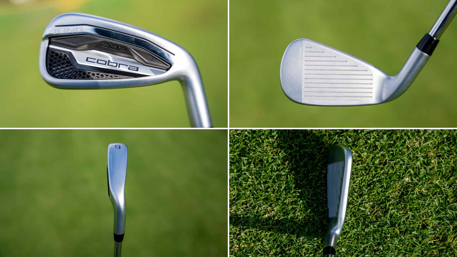 Cobra King irons from all angles.