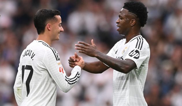 Vázquez with Vinicius