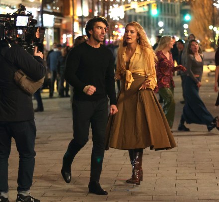 Blake Lively & Justin Baldoni on the Set of 'It Ends With Us': Photos