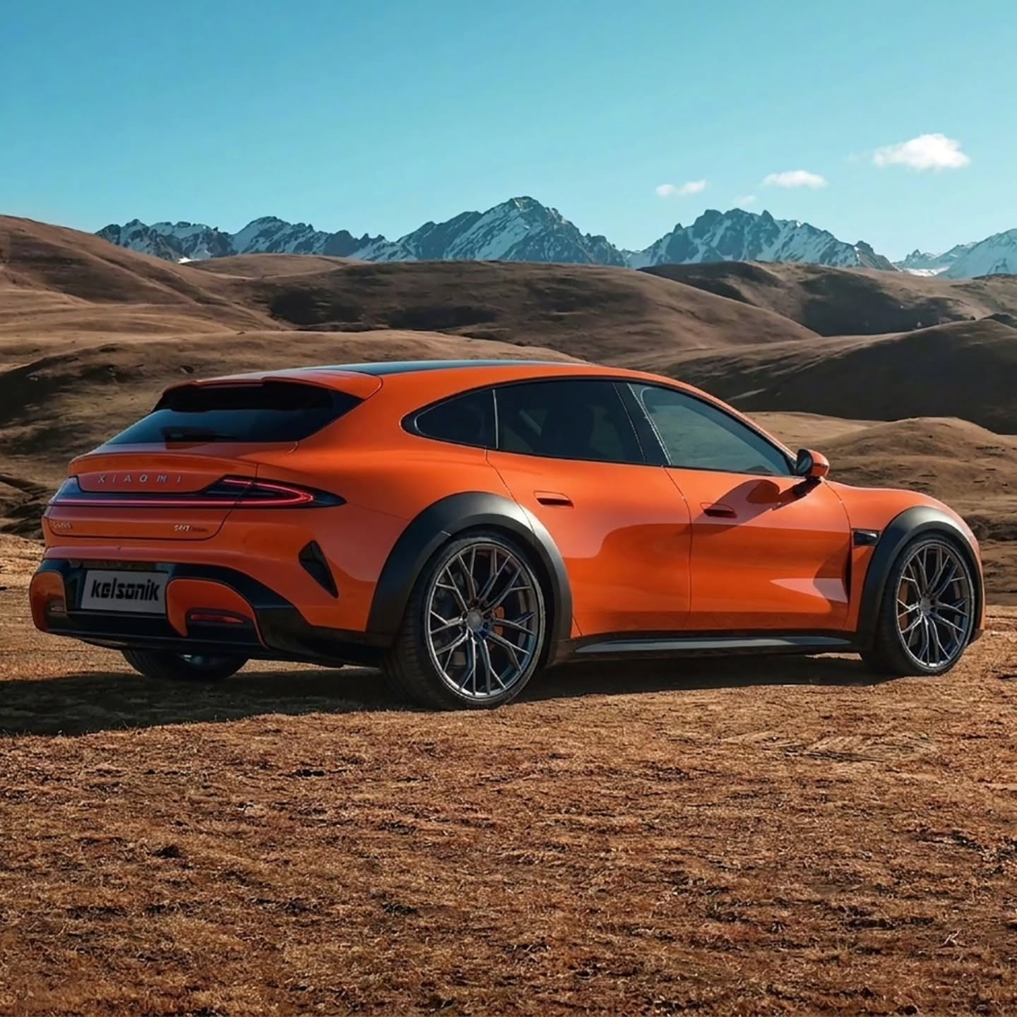 Xiaomi SU7 Cross Wagon Rendering (1)