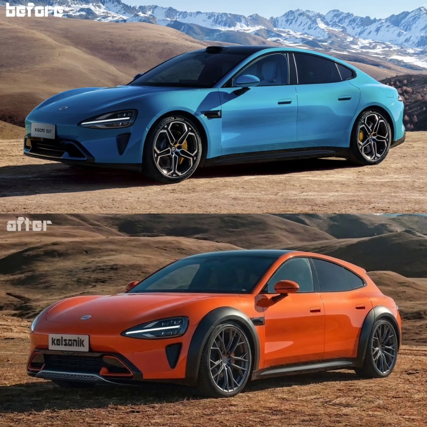 Xiaomi SU7 Cross Wagon Rendering (8)