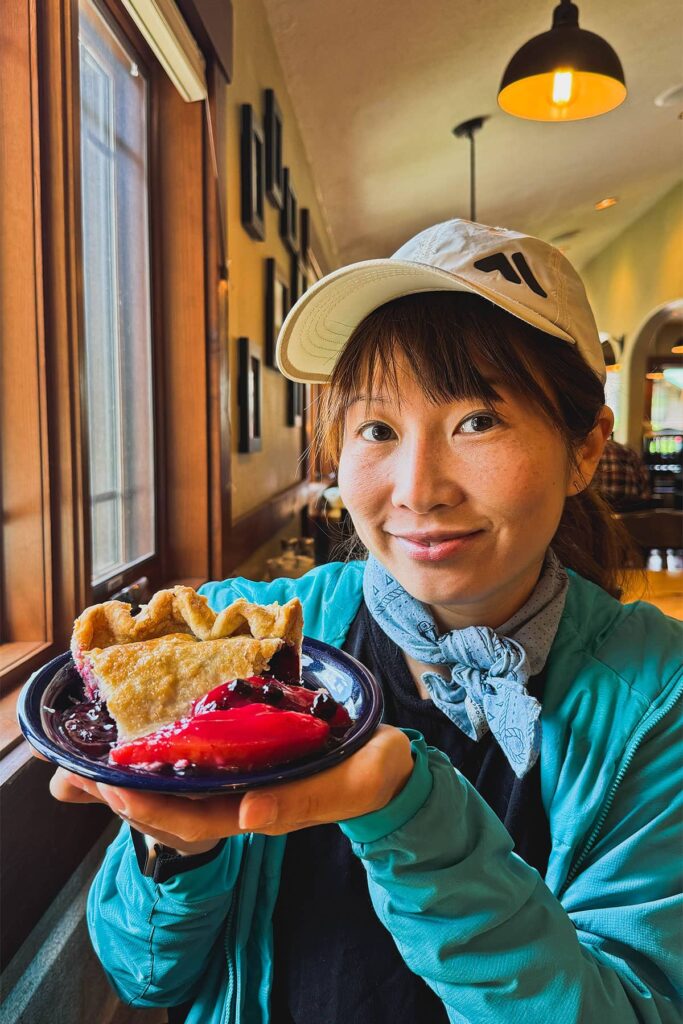 best huckleberry pie in montana