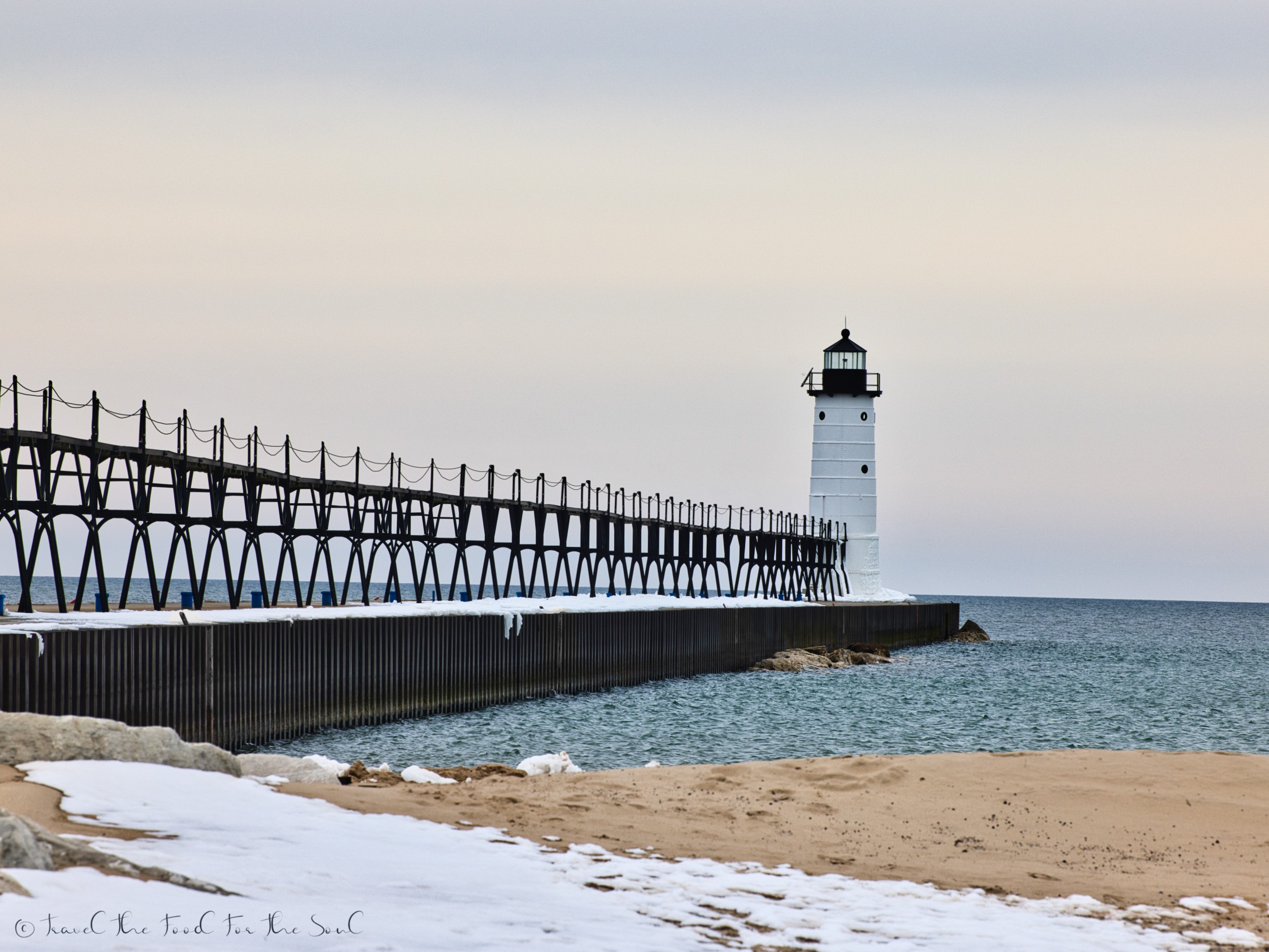 Manistee North Pierhead Lighthouse Michigan Lighthouses