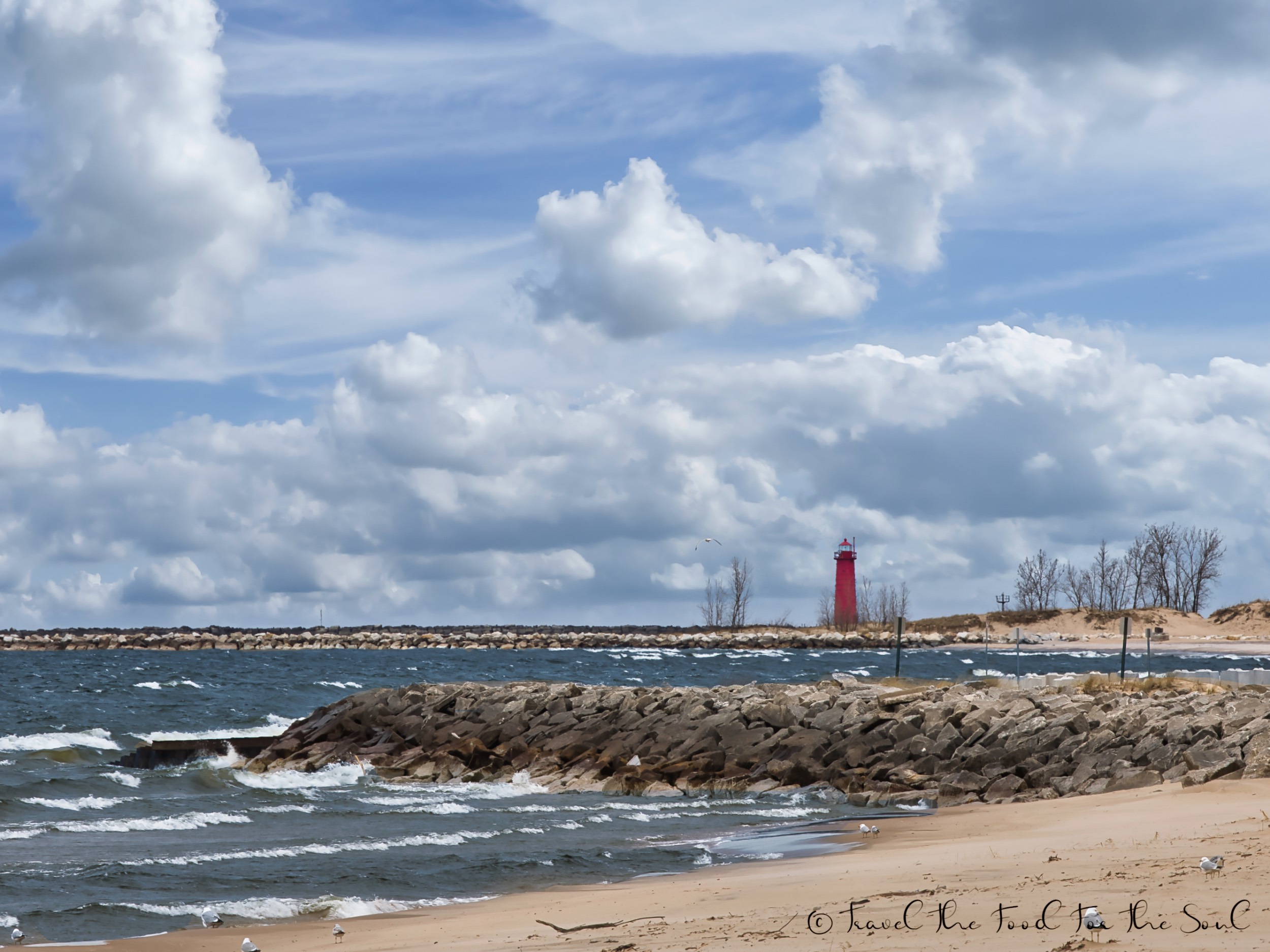 Muskegon South Pierhead Lighthouse Michigan Lighthouses