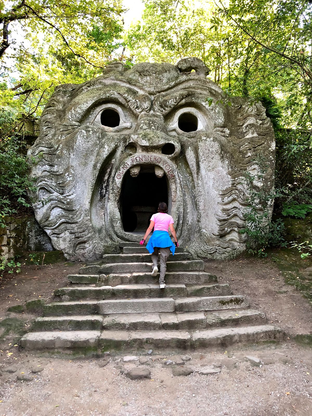 Bosca Sacra or Monster Park near Bomarzo, Lazio