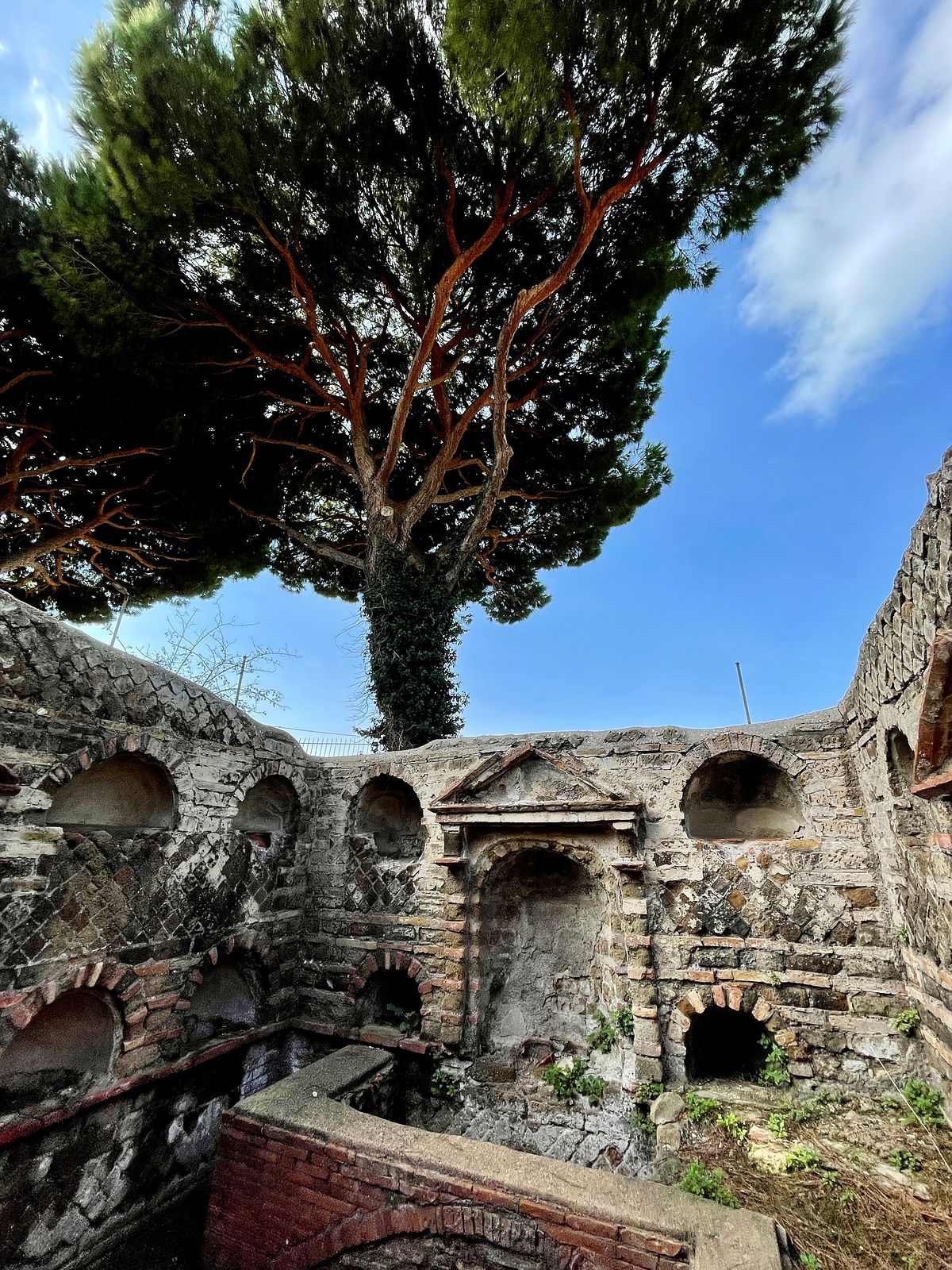 Necropolist of Portus in Lazio, Italy