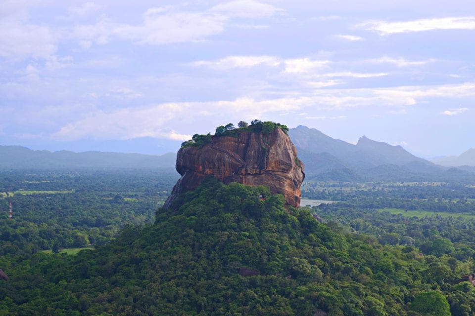 Sigiriya-Rock-from-top-of-Pidurangala-rock